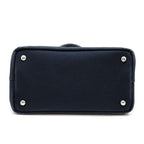 Prada Canapa 2-Way Tote TPM Canvas Navy — view 6