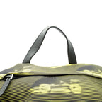 Prada Tessuter Cars Backpack Nylon Nero Giallo — view 2