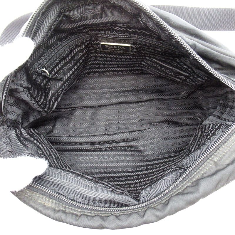 Prada Shoulder Bag Nylon Black — view 7