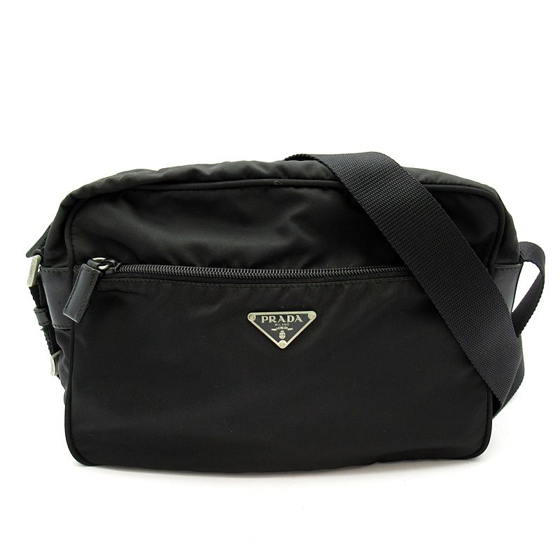 Prada Shoulder Bag Nylon Black
