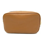Prada Cosmetic Pouch Leather Camel — view 3