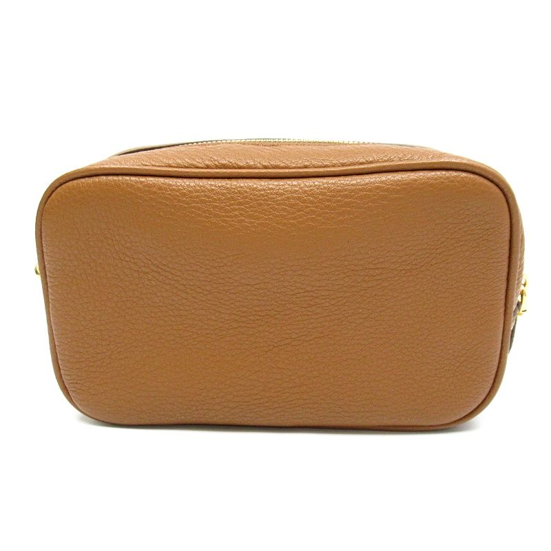Prada Cosmetic Pouch Leather Camel — view 3