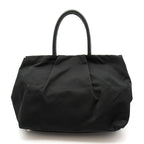 Prada Ribbon Nylon Shoulder Bag Black — view 4