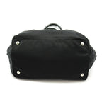 Prada Ribbon Nylon Shoulder Bag Black — view 6