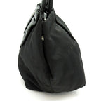 Prada Ribbon Nylon Shoulder Bag Black — view 3