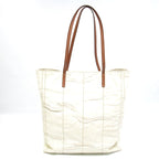 Prada Small Linen Blend Tote Beige — view 4