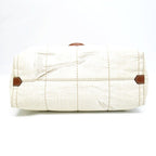 Prada Small Linen Blend Tote Beige — view 6