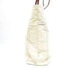Prada Small Linen Blend Tote Beige — view 3