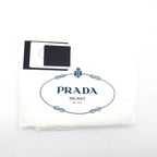 Prada Small Linen Blend Tote Beige — view 8