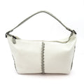 Bottega Veneta Hobo Shoulder Bag Leather White
