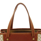 Celine Handbag Canvas Leather Beige — view 2