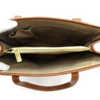 Celine Handbag Canvas Leather Beige — view 7