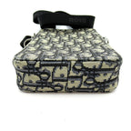 Dior Oblique Messenger Pouch Jacquard Handbag Navy Gray Beauty — view 6