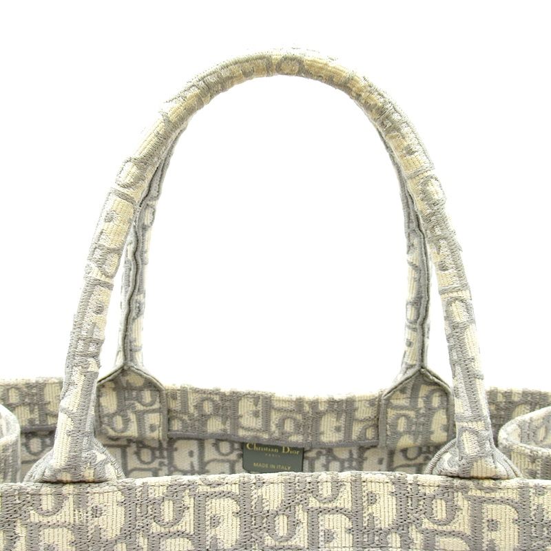 Dior Oblique Book Tote Canvas Gray Beauty — view 2