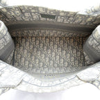 Dior Oblique Book Tote Canvas Gray Beauty — view 7