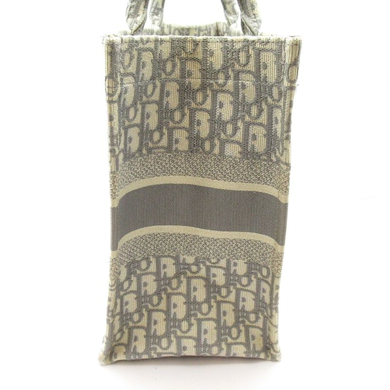 Dior Oblique Book Tote Canvas Gray Beauty — view 5