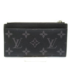 Louis Vuitton Coin Card Holder Eclipse Taigarama Noir — view 2
