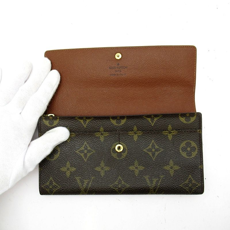 Louis Vuitton Portefeuille Sarah Monogram Brown Wallet — view 6