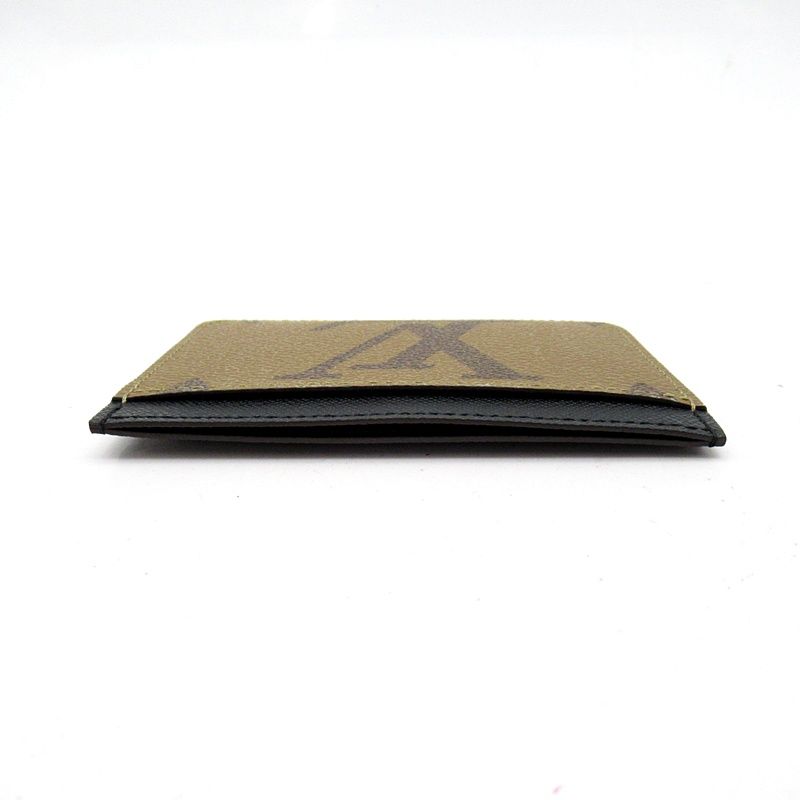 Louis Vuitton Card Holder LV Side Up Monogram Giant Reverse Brown — view 4