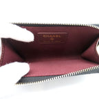 Chanel Classic Zip Card Case Caviar Leather Black — view 5