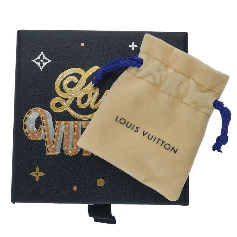 Louis Vuitton Earrings Hoop LV Iconic Brass — view 3