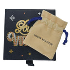 Louis Vuitton Earrings Hoop LV Iconic Brass — view 3