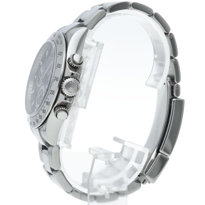 Rolex Cosmograph Daytona Watch Buckle Box SS Black Specification — view 3