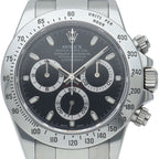 Rolex Cosmograph Daytona Watch Buckle Box SS Black Specification