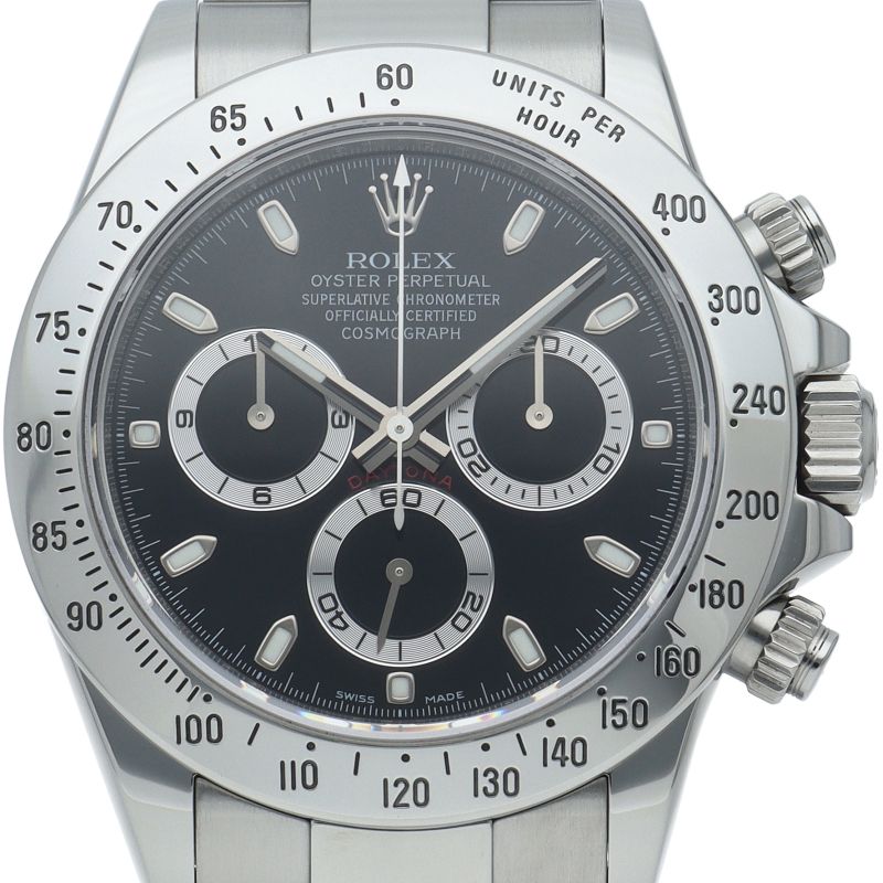 Rolex Cosmograph Daytona Watch Buckle Box SS Black Specification