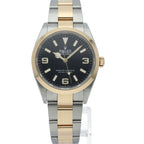 Rolex Watch 18k Yellow Gold SS Black Polished — view 2