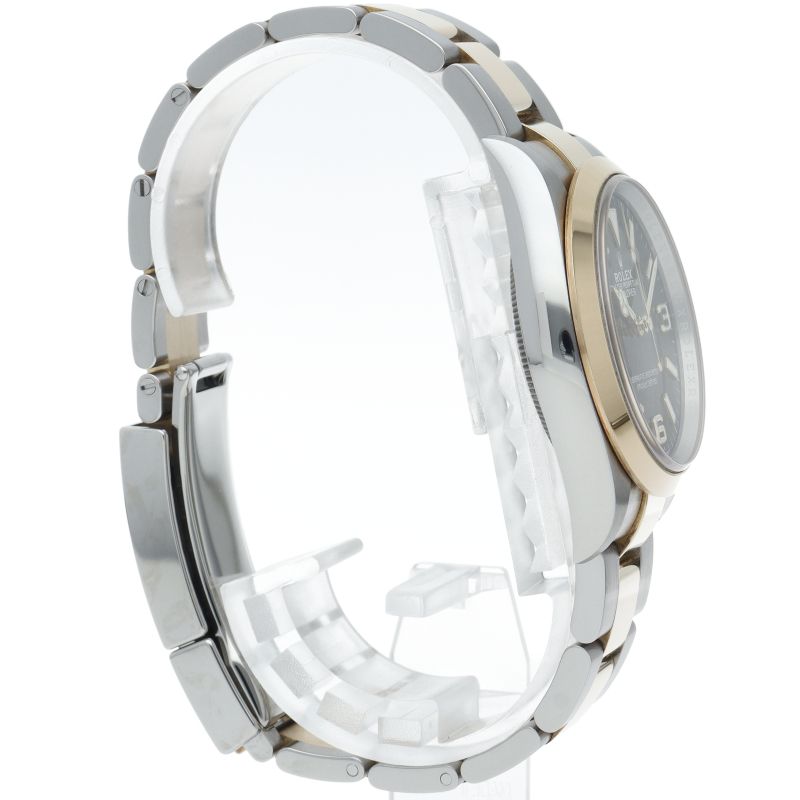 Rolex Watch 18k Yellow Gold SS Black Polished — view 4