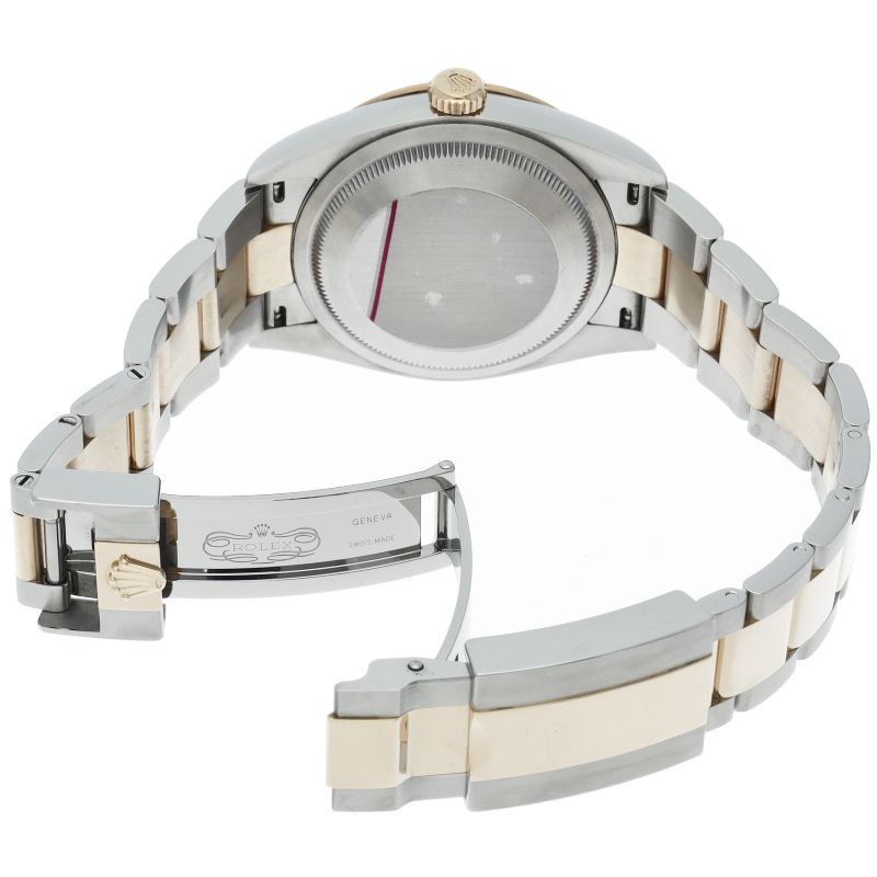 Rolex Watch 18k Yellow Gold SS Black Polished — view 5