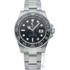 Rolex GMT Master 2 Watch Box SS Black Polished — view 2