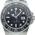 Rolex GMT Master 2 Watch Box SS Black Polished