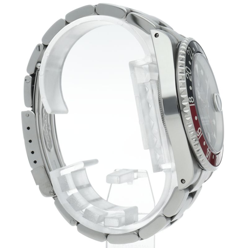 Rolex GMT Master 2 SS Watch Black Polished — view 4
