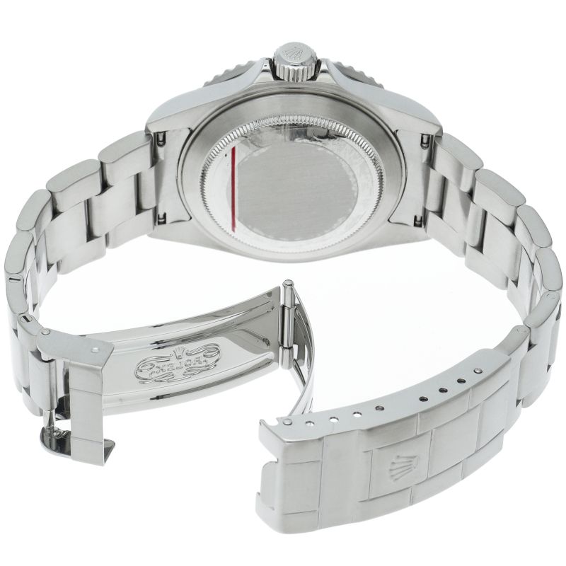 Rolex Submarinade Date Roulette Box SS Watch Black Polished — view 5