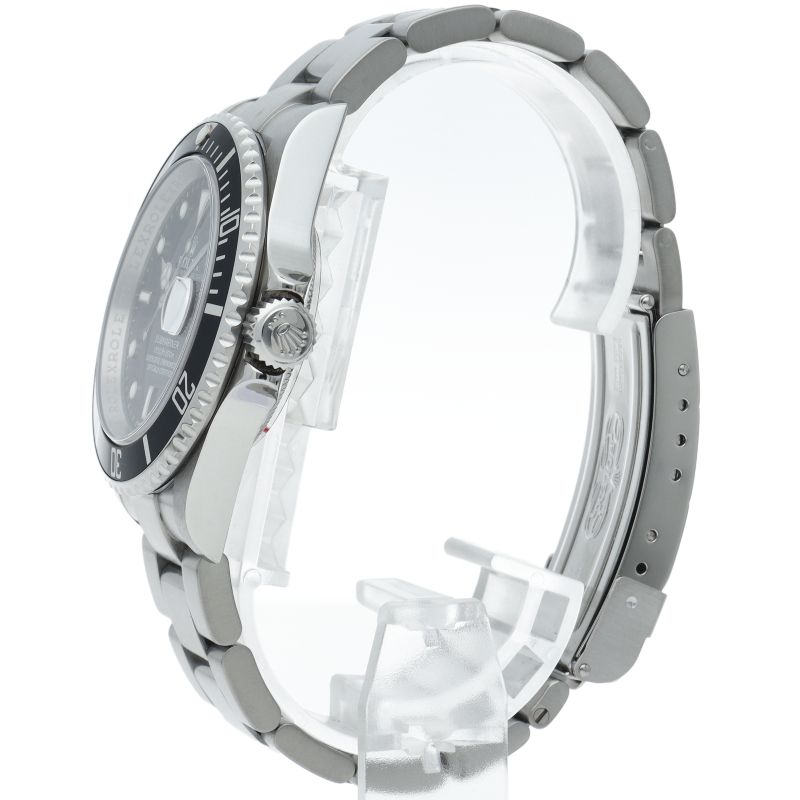 Rolex Submarinade Date Roulette Box SS Watch Black Polished — view 3