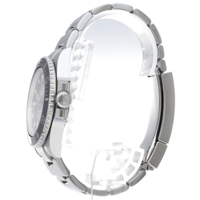 Rolex Submariner Watch Mirror Buckle Box SS Black Polished — view 3