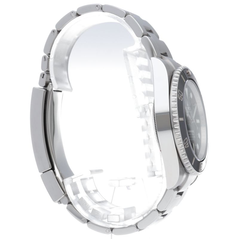 Rolex Submariner Watch Mirror Buckle Box SS Black Polished — view 4