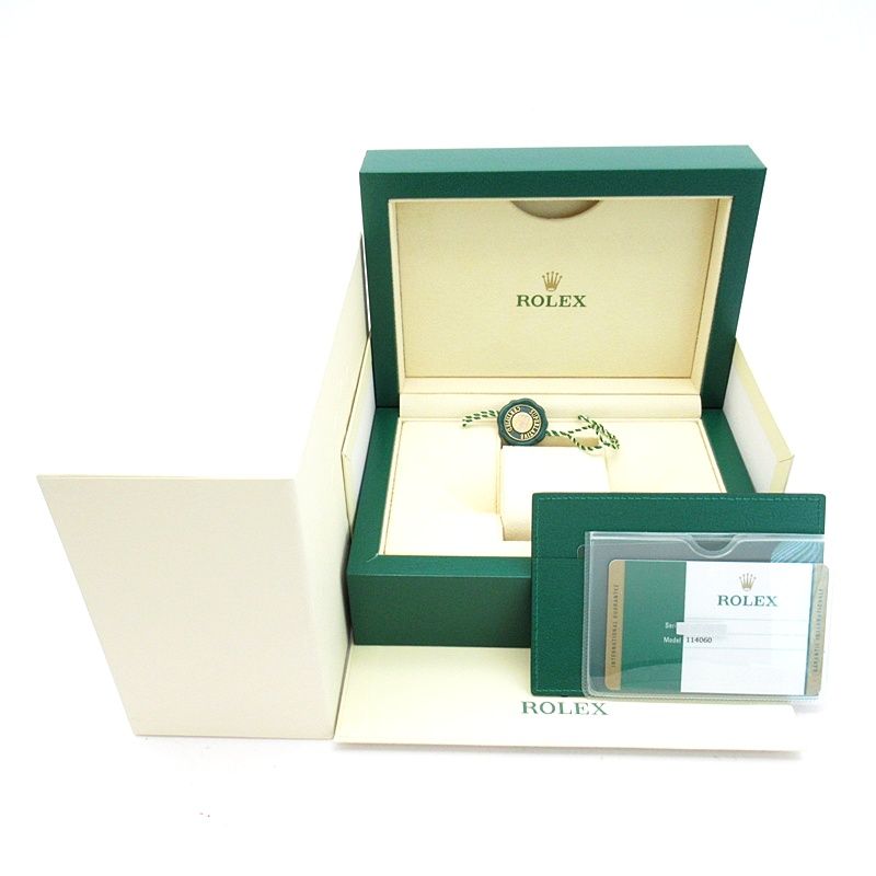 Rolex Submariner Watch Mirror Buckle Box SS Black Polished — view 6