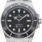 Rolex Submariner Watch Mirror Buckle Box SS Black Polished