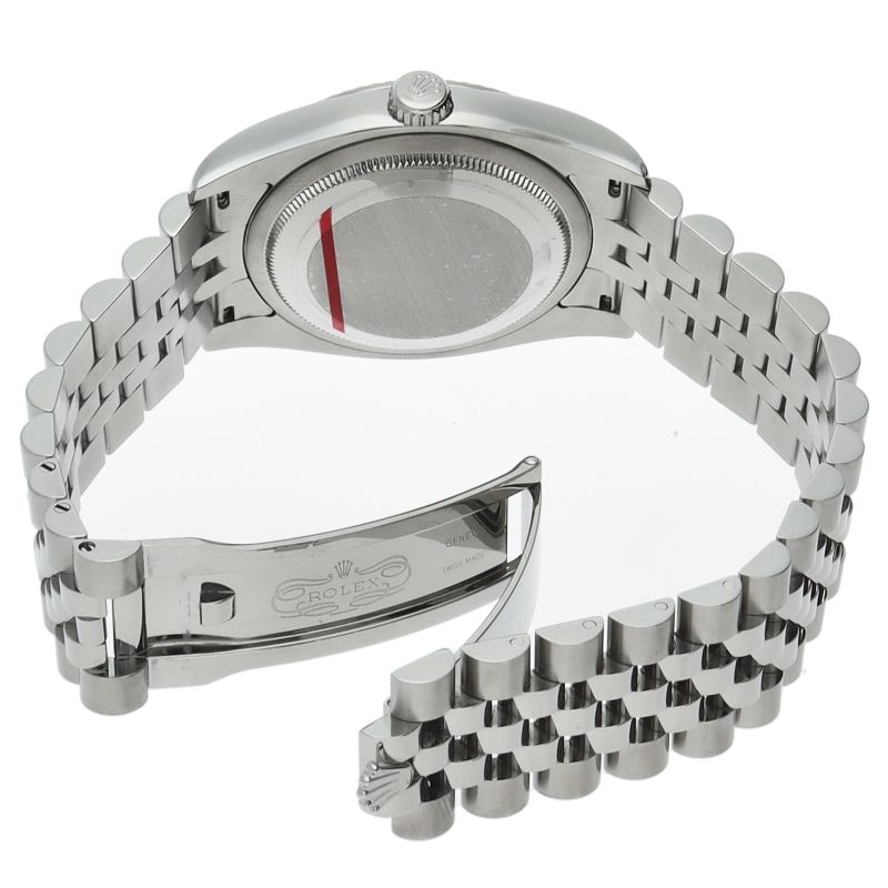 Rolex Datejust 36 Watch Computer Dial Box 18k White Gold SS — view 5