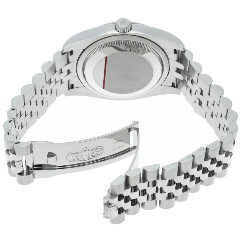 Rolex Datejust 36 Watch Jubilee 18k White Gold SS Silver — view 5
