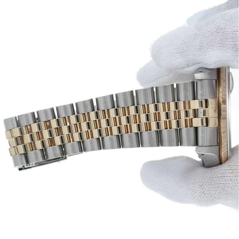 Rolex Datejust Watch Box 18k Yellow Gold SS Chien Color Polished — view 7