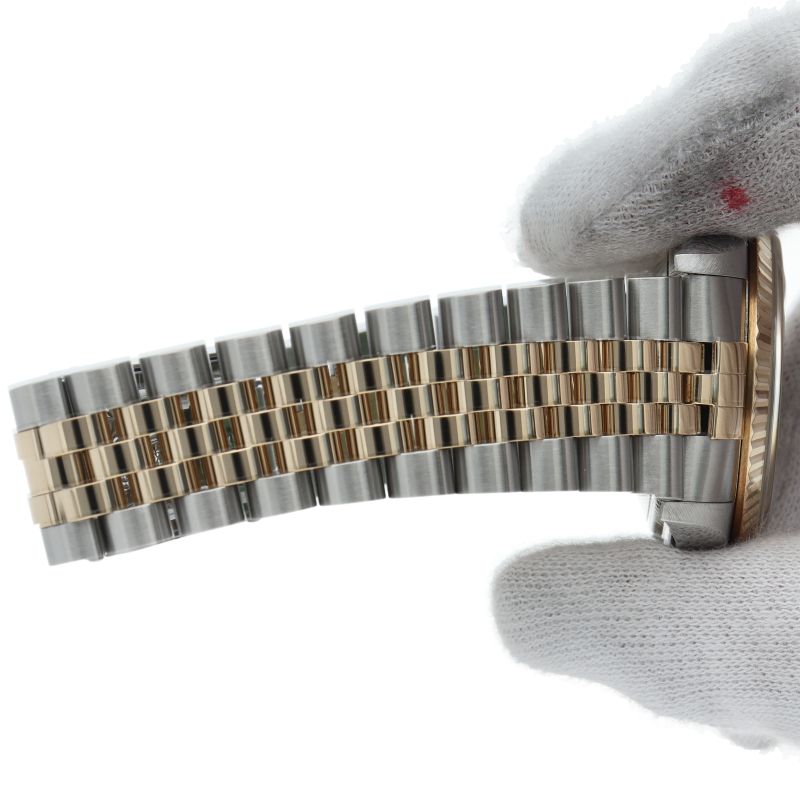 Rolex Datejust Watch Diamond 18k Yellow Gold SS Silver Polished 20 — view 6