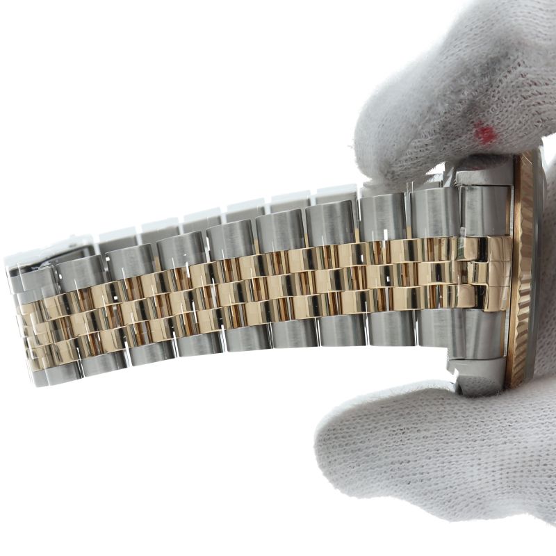 Rolex Datejust Watch Diamond 18k Yellow Gold SS Champagne Color Polished — view 6