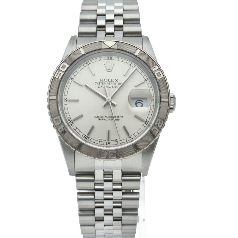 Rolex Datejust Watch Jubilee Thunderbird Box 18k White Gold — view 2