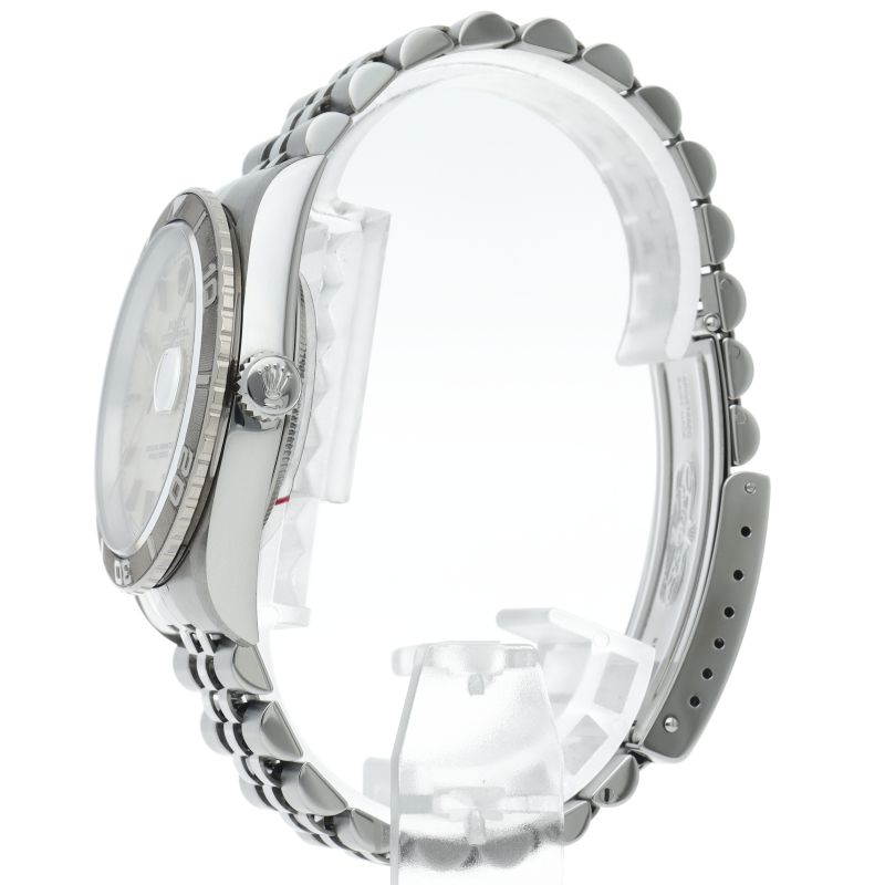 Rolex Datejust Watch Jubilee Thunderbird Box 18k White Gold — view 3