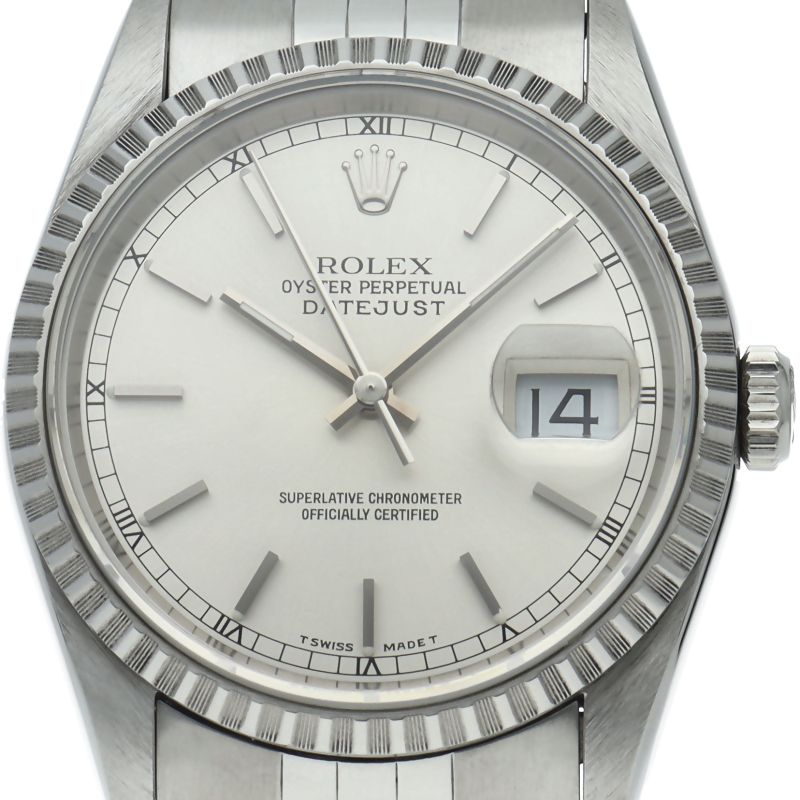 Rolex Datejust Watch Box SS Silver Polished