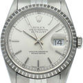 Rolex Datejust Watch Box SS Silver Polished